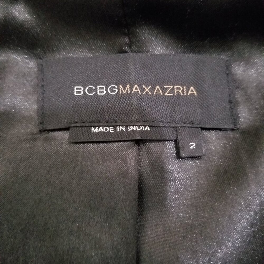 BCBG Maxazria 100% leather jacekt in black, size 2. - Picture 12 of 12